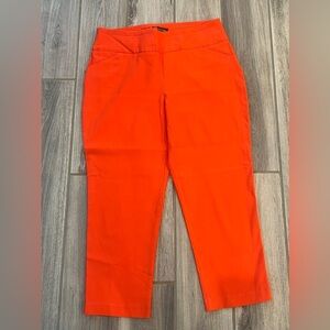 Versona Burnt Orange Crop Pants Size 10